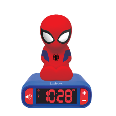 LEXIBOOK - Réveil veilleuse Spiderman - Dès 3 ans - Super U, Hyper U, U  Express 