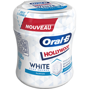 Image de Chewing gum white menthe fraîche Oral-B HOLLYWOOD drag.x45