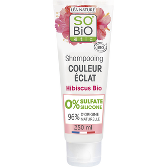 Image de Shampooing protection cheveux colorés hibiscus SO BIO