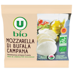 Fromage Aop Mozzarella Di Bufala Campana Biologique U Bio 27 De