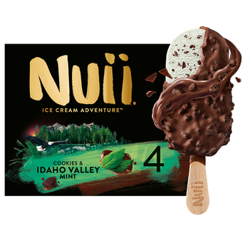 Image de Bâtonnets glacés NUII menthe cookie x4