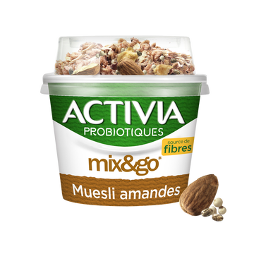 Danone Yaourts Bifidus Muesli Amandes Activia - 170g