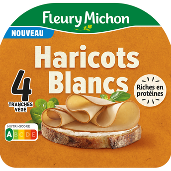Image de Tranches de haricots blancs FLEURY MICHON, 4 tranches