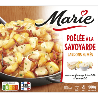 Image de Poêlée savoyarde pomme de terre lardons reblochon et crème fraiche MARIE