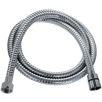 Image de Flexible NOVOBAIN en inox 1,5m chromé-double agrafage- résistance traction 40kg-raccordement standard