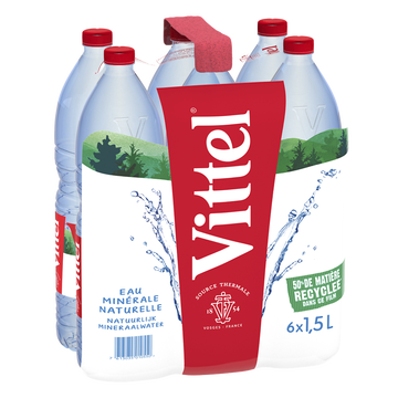 Vittel Eau Minérale Naturelle Vittel, 6x1,5l