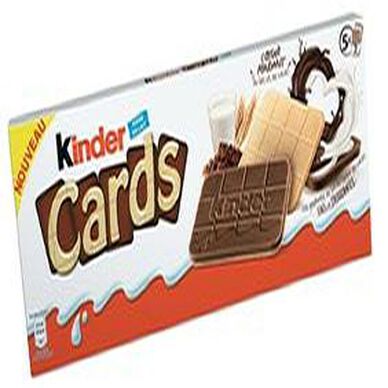 Kinder Cards 5 lots de 2 biscuits poids total 128g - Super U, Hyper U, U  Express 