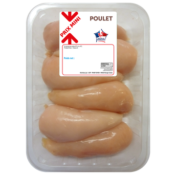 Image de Filet de poulet jaune, PRIX MINI, France, barquette