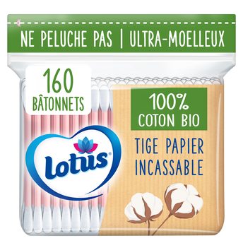 Image de Coton-tiges LOTUS bâtonnets