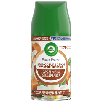 Image de AIR WICK RECHARGE FRESHMATIC PURE FRESH VANILLE ET DELICES DE CARAMEL250