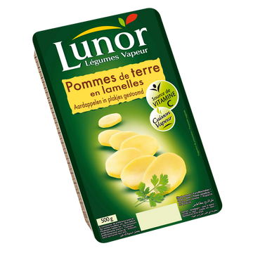 Lunor Pomme De Terre En Lamelle Cuite Vapeur, Lunor, Sous Vide 500g
