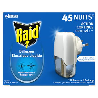 Image de Diffuseur électrique liquide 45 nuits RAID TP19