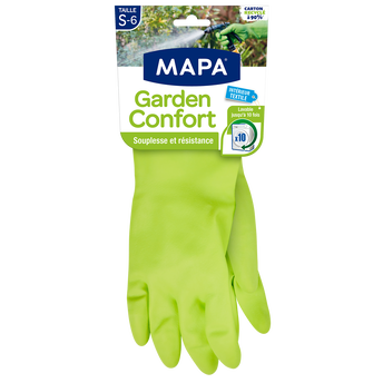 Image de Gants de jardinage "Garden Confort" taille 6 en latex doublé