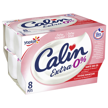Yoplait Spécialité Laitière Nature O%mg Calin 8x100g