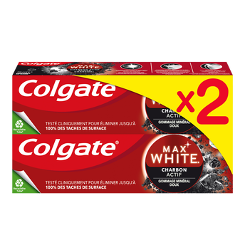 Image de Dentifrice naturel charbon COLGATE blancheur