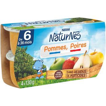 Image de Purée de fruits Pommes poires