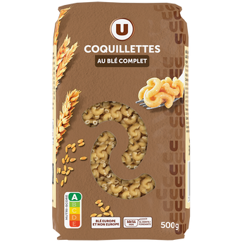 Image de U
Coquillette au blé complet  sachet de