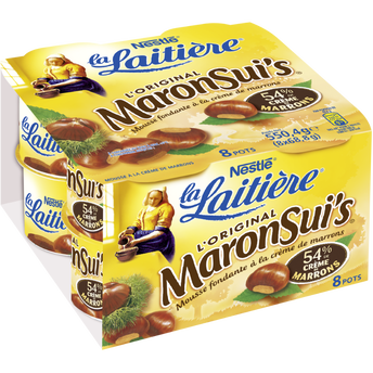 Image de Mousse de marrons MARONSUI'S LA LAITIERE - 8 pots de