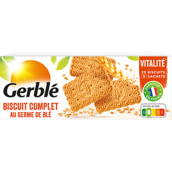 Image de Biscuits complets au germe de blé GERBLE - 5x5