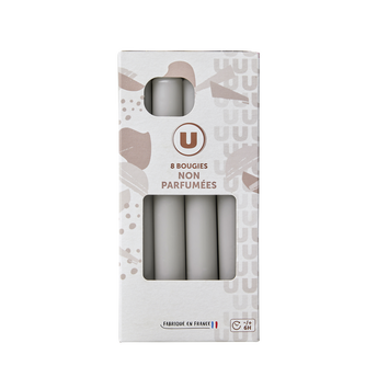 Image de U
Bougie 19x165mm non parfumée gris