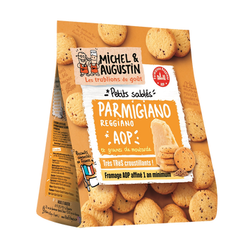 Image de Sablés salés apéritif Parmigiano AOP MICHEL & AUGUSTIN