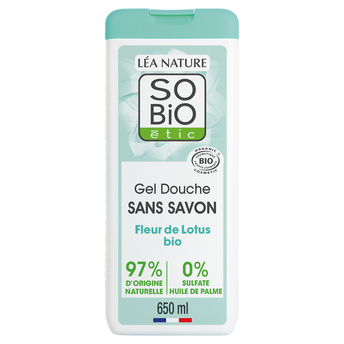 Image de Douche sans savon à la fleur de lotus SO BIO