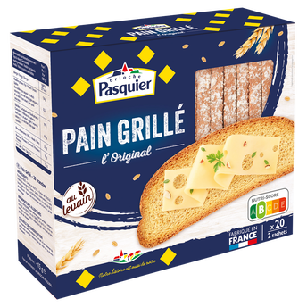 Image de Tartines de pain grillées L'Original PASQUIER - Paquet de