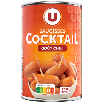 Image de U
Saucisses cocktail chili  boîte de 1/2
