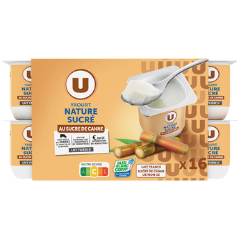 Image de U
Yaourts nature sucrés