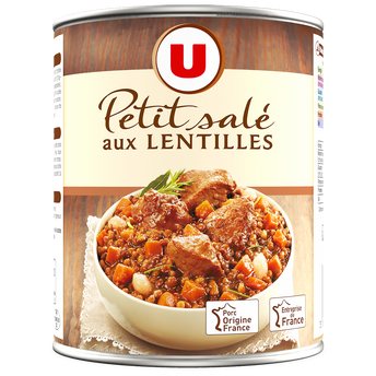 Image de U
Petit salé aux lentilles boîte de