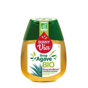 Image de Sirop d'agave SUNNY BIO, doseur de