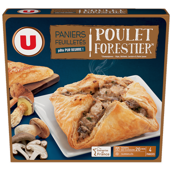 Image de U
Paniers feuilletés poulet mélange forestier