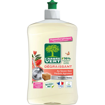 Image de Liquide vaisselle mains dégraissant parfum agrumes ARBRE VERT