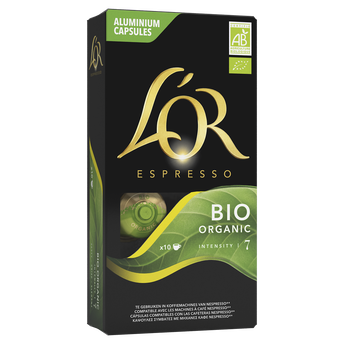 Image de Café capsules L'OR Espresso Bio N°7 - compatible Nespresso