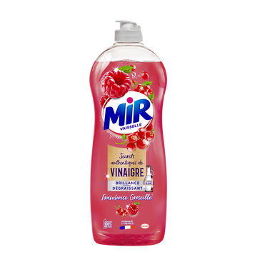 Mir Liquide Vaisselle Secret De Vinaigre Framboise Et Groseille Mir, 750ml