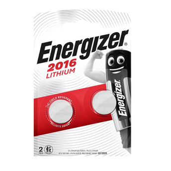 Image de Pile mini ENERGIZER, Lithium, CR2016, 2