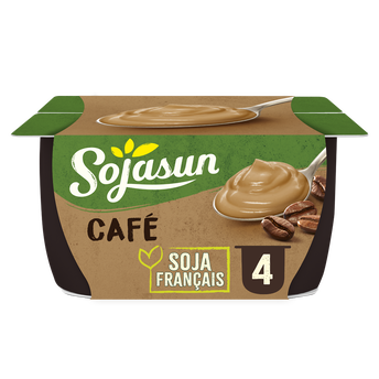 Image de Dessert au soja au café enrichi en calcium SOJASUN, 4 unités de