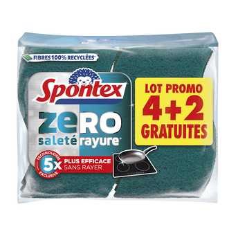 Image de Gratte éponges zero surfaces délicates SPONTEX