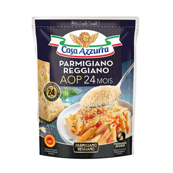 Image de Parmigiano Reggiano râpé AOP au lait cru de vache CASA AZZURRA