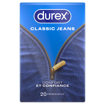 Image de Préservatifs DUREX classic jeans confort et confiance
