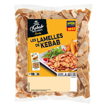 Image de Lamelles de kebab poulet dinde family FRANCE KEBAB