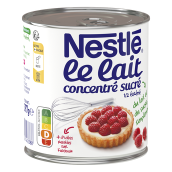 Image de Lait Concentré Sucré Boite Nature NESTLE