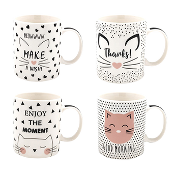 Image de Mug droit cat en porcelaine
