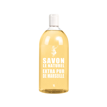 Image de Savon Liquide Extra Pur de Marseille Recharge Universelle SAVON LE NATUREL Flacon 1000