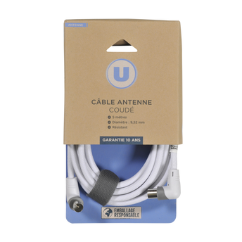 Image de U
Cable antenne coude m/f