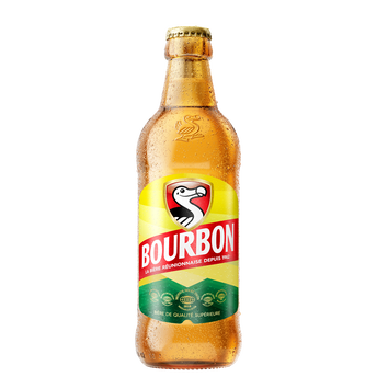 Image de Bière blonde de la Réunion BOURBON, 5°, bouteille de