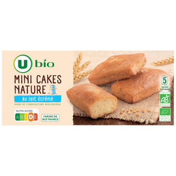 Image de U BIO
Cake nature au lait écrémé bio paquet de