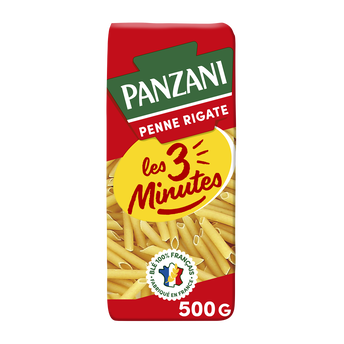 Image de Pâtes PENNE RIGATE 3 minutes PANZANI