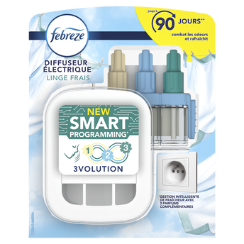 Image de Recharge électrique 3volution désodorisant smart diffuseur linge fraisFEBREZE