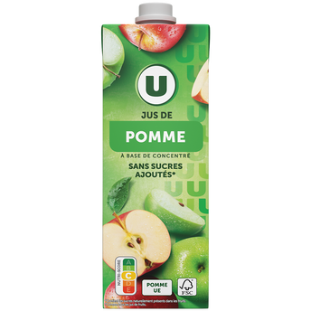 Image de U
Jus à base de concentré de pomme